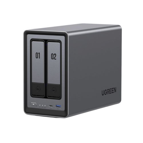 NASync DXP2800 | SO UGOS Pro |  Intel N100 12th Gen Intel® 4 Core™ | 2 Bahías SATA hasta 48TB | 2-Bahias (M.2 NVMe) hasta 16TB | 8GB DDR5 (Exp. a 16GB) | Ethernet 2.5G  | HDMI 4K | 2* USB2.0 | 1*USB 3.2Gen | 1* USB 3.2Gen2 | 1*USB-C 3.2Ge
