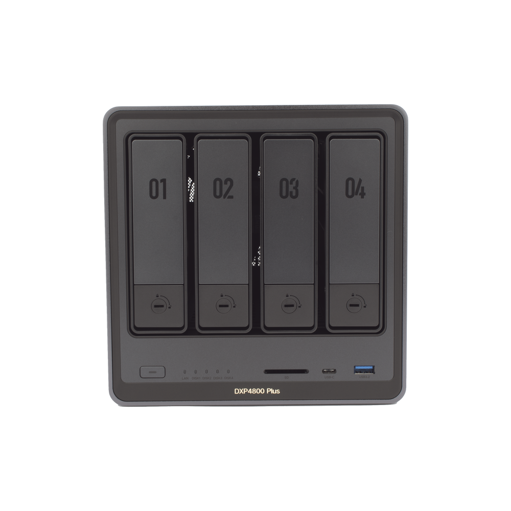 NAS UGREEN NASync DXP4800 Plus / Procesador Intel Pentium Gold 8505 5 Núcleos / 4 Bahías SATA + 2 M.2 NVMe PCIe 4.0 / 8GB DDR5 Expandible a 64GB / 10GbE + 2.5GbE / USB 3.2 Gen 2 Tipo C / HDMI 4K / Sistema Almacenamiento Conectado Red - Image 3