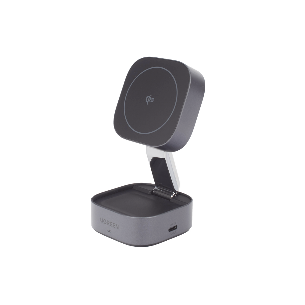 Cargador Inalámbrico 2 en 1 25W / Tecnología Magnética Qi 2 / 15W para Teléfono + 5W para Auriculares / Puerto USB-C 5W / Protecciones Múltiples / Cable USB-C Incluido - Image 5