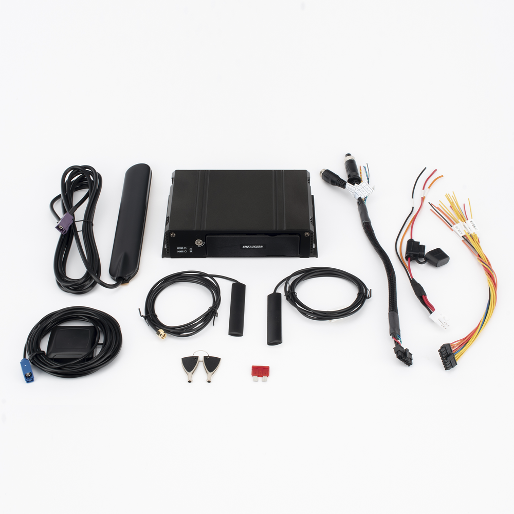 DVR Móvil 2 Megapixel (1080p) / 4 Canales TURBOHD / IA Integrada / 4G + WiFi + GPS / Dual SD 512 GB / Alarmas I/O - Image 2
