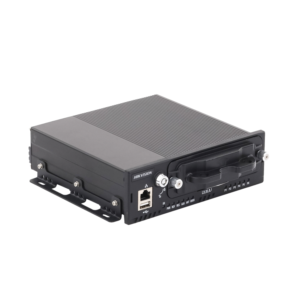 NVR Móvil Vehicular de 8 Canales / 4 PoE + 4 vía Switch / 2 Megapixel / H.265 / GPS + Sensor G / 2 Bahías HDD / RJ45 / Aluminio Industrial - Image 3