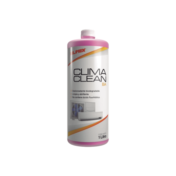 CLIMA CLEAN BA Limpiador Espumoso, Biodegradable y a Base de Agua que Garantiza una Limpieza Profunda y Profesional en Serpentines de Minisplits, Mejorando su Eficiencia y Prolongando su Vida Útil