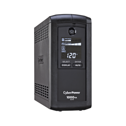 UPS de 1000 VA/600 W, Topología Línea Interactiva, Entrada 120 Vca NEMA 5-15P, Tipo Mini Torre, Con 9 Tomas NEMA 5-15R