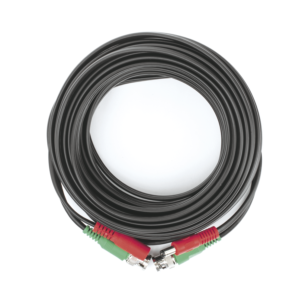 Cable Coaxial (BNC RG59) + Alimentación / SIAMES / 10 Metros (32.81 Pies) / Aleación Cobre + Aluminio CCA / Para Cámaras 4K / Uso Interior y Exterior - Image 2