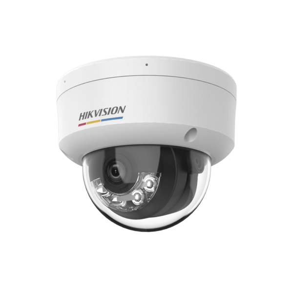 [ColorVu 3.0 + MD 3.0] Domo IP 2 Megapixel / Lente 2.8 mm / 30 mts IR + 30 mts Luz Blanca / Micrófono Integrado / Motion Detection 3.0 / Exterior IP67 / IK08 / dWDR / PoE / Micro SD