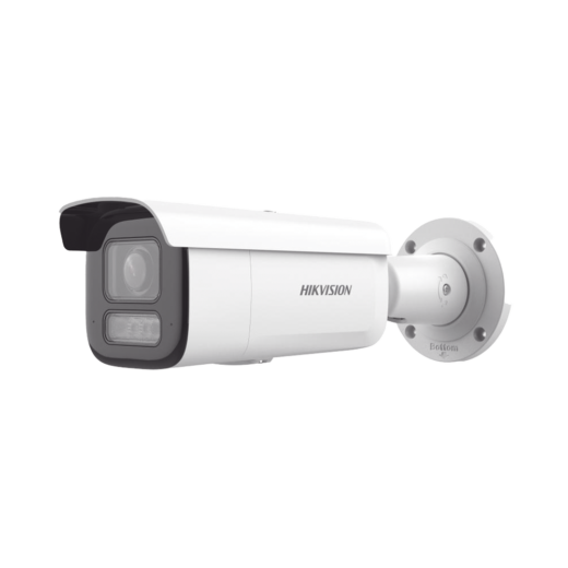 [Dual Light + 2 Micrófonos Integrados] Bala IP 4 Megapixel / Lente Mot. 2.8 a 12 mm / 60 mts Luz Blanca + 60 mts IR / ACUSENSE / Exterior IP67 / IK10 / WDR 120 dB / PoE+ / ONVIF / Alarmas I/O / Micro SD / Metal / ACUSEEK