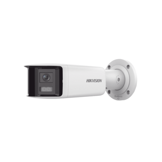 [FlexVu] [PROTECCIÓN ACTIVA] Bala IP 4 Megapixel / 2 Lentes de Lente 2.8 mm (Imagen Panorámica 180°) / 40 mts IR / Exterior IP67 / Luz Intermitente y Alerta de Audio / Audio Bidireccional / ACUSENSE / WDR 120 dB / Micro SD