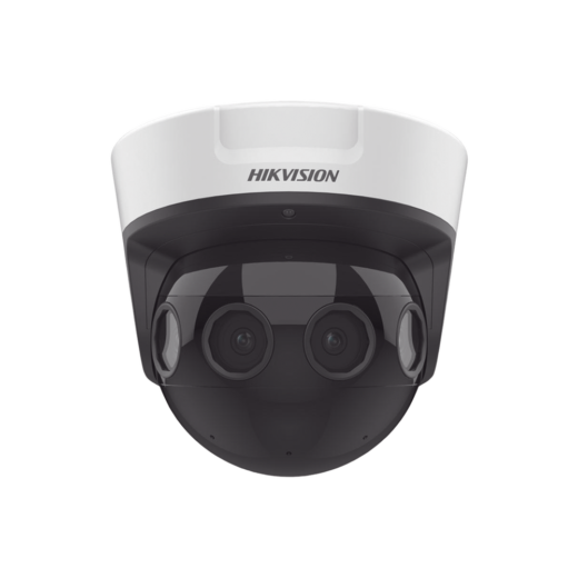 PanoVu Series / Vista Panorámica 180° / 8 Megapixel en Total / 4 Lentes 2.8 mm (2 Megapixel) / 20 mts IR EXIR / Exterior IP67 / IK10 / 12 Vcc / PoE+ / MicroSD