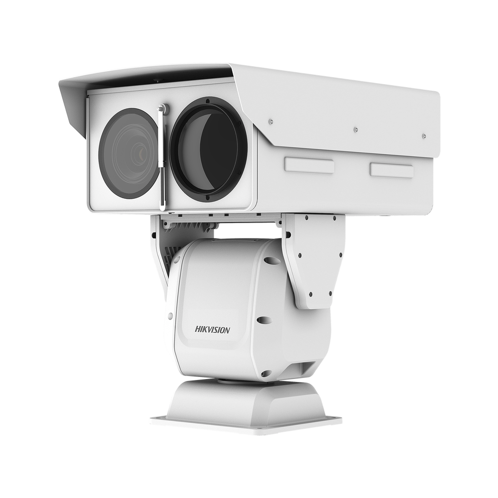 PTZ IP Punta de Poste / Lente Térmico 36 - 190 mm (640 X 512) / Lente Óptico 56X Zoom /Exterior IP66 / 48 Vcc