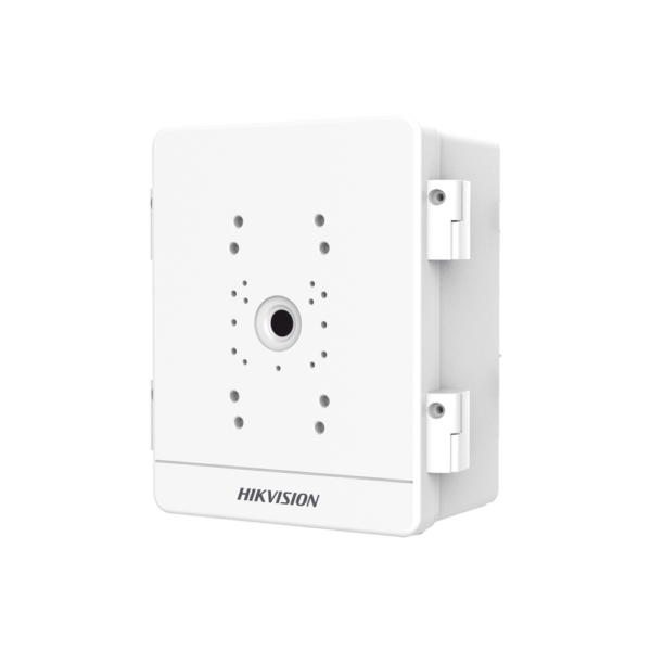 Caja para Videovigilancia para Exterior / Uso en Pared o Poste / IP66 / IK10 / Dimensiones: 387 X 432 X 225 mm / Soporta 3 Dispositivos (PTZ, Bocinas, Cámaras Fijas)