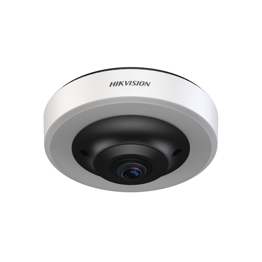 Cámara Fisheye 360°de Estacionamiento 12MP / Algoritmo de Detección de Espacio de Estacionamiento / Admite H.265 / Instalación en Techo / Soporte PoE / Detecta hasta 16 Espacios Ocupados o Libres