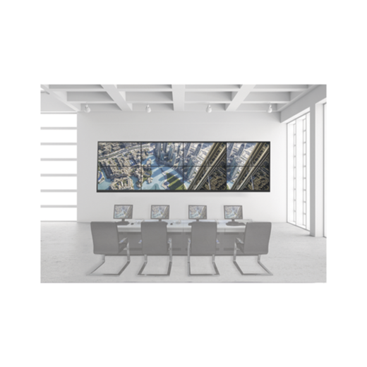 Kit Videowall 4x2 / Incluye 8 Pantallas de 55" / Decoder / Base de Pared