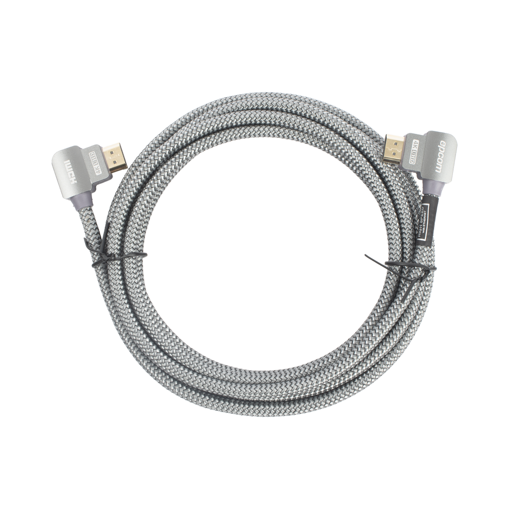 Cable HDMI Ángulo 90° | 3 Metros (9.84 Pies) | Alta Definición | Versión 2.0 | Alta Velocidad 18Gbps | 4K@60Hz | - Image 2
