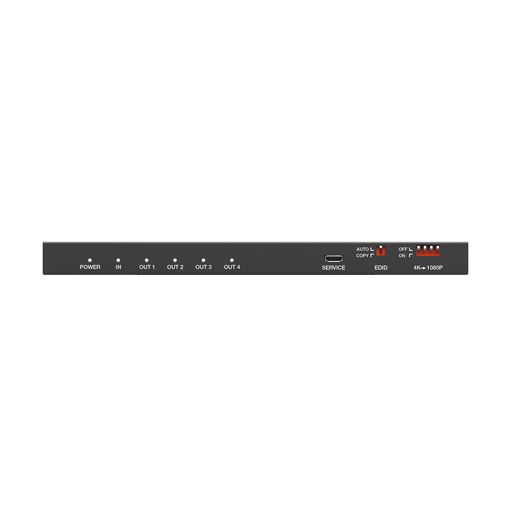 Splitter HDMI 1x4 | 1 Entrada a 4 salidas (Simultaneas) | 4K@60Hz | Extractor de Audio | Down Scaler | HDR 4:4:4 | EDID | 18Gbps - Image 5
