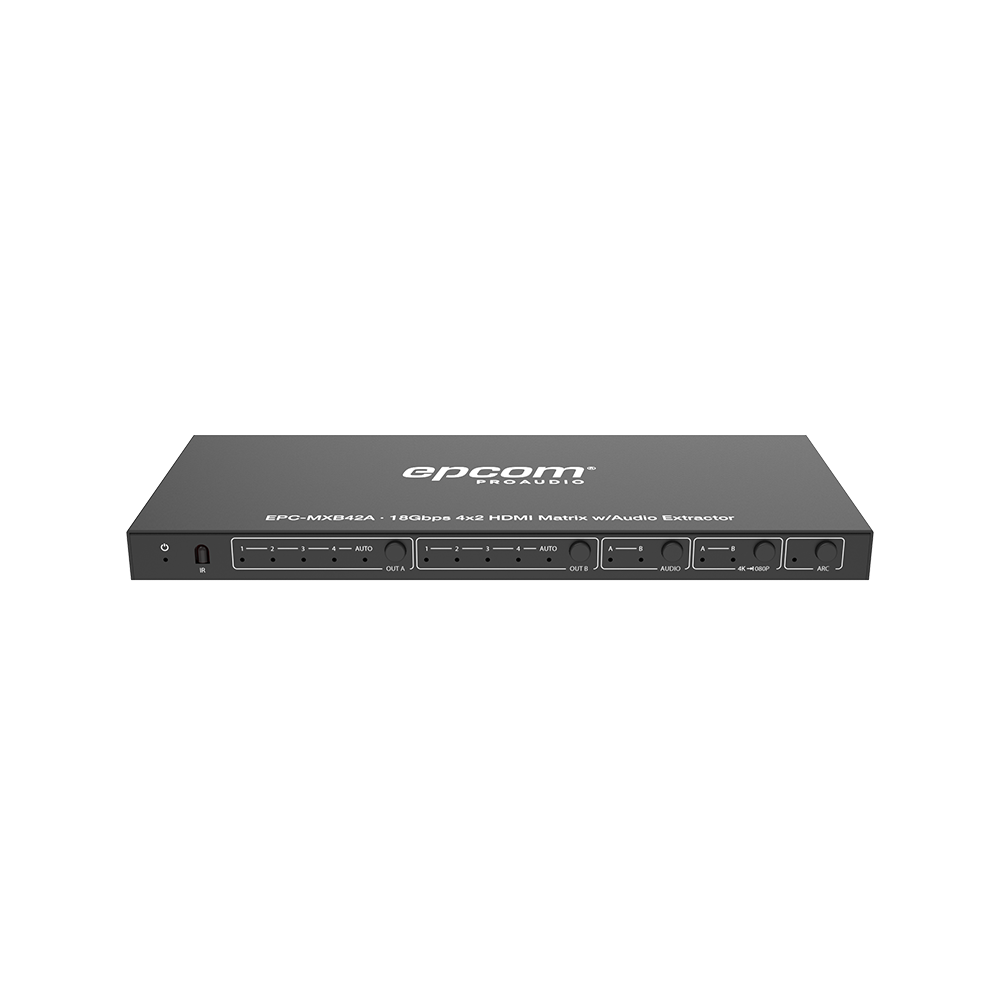 Matricial HDMI | 4x2 | 4K2K@60Hz | HDR | YCbCr 4:4:4 | EDID Auto | Extractor de Audio | Salida de audio análoga y digitalizados | HDCP 2.2 | 18 Gbps - Image 2