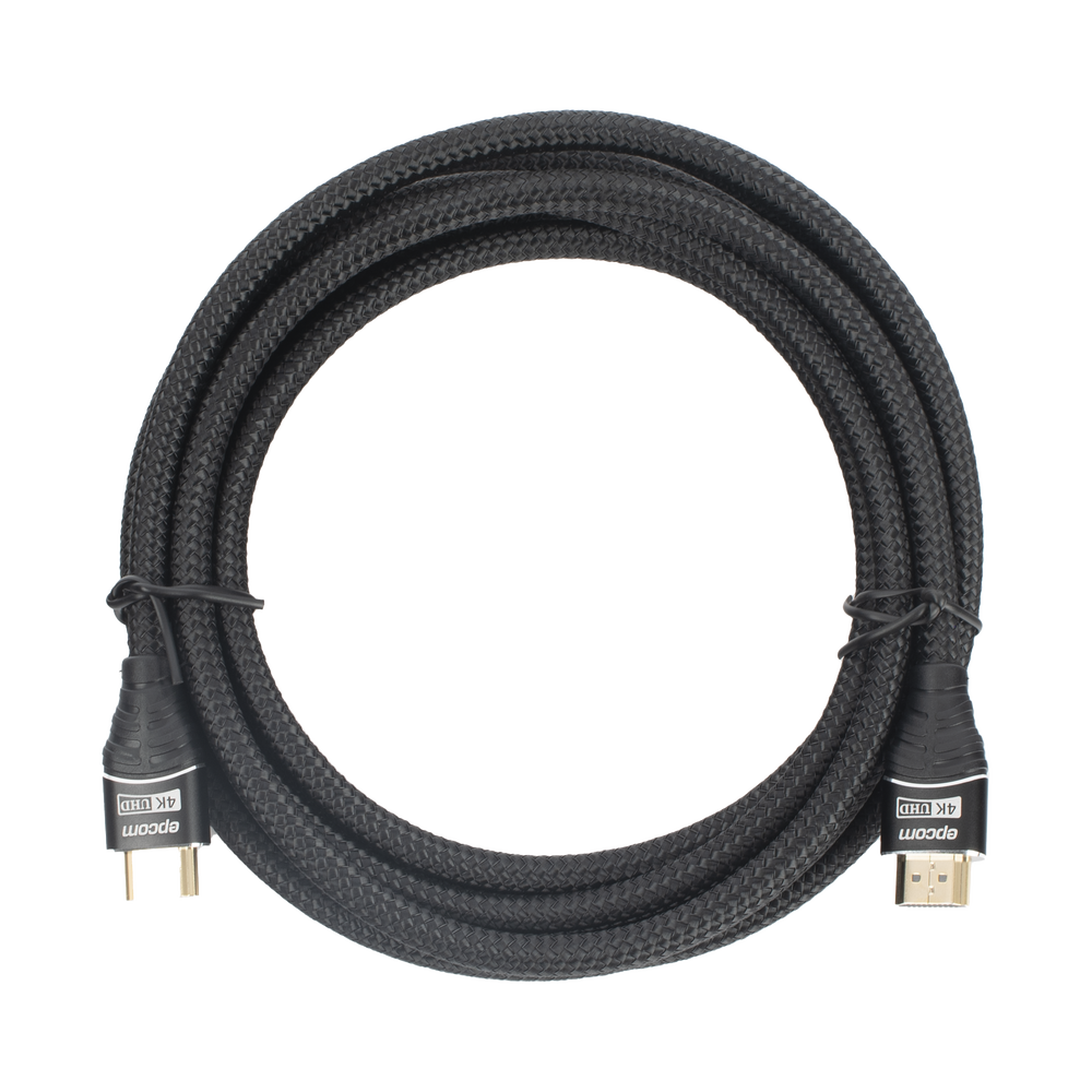Cable HDMI de 3 Metros (9.84 Pies) | Alta Definición | Longitud | Versión 2.0 | Alta Velocidad 18Gbps | 4K@60Hz | Conectores Chapados en Oro | Tipo Redondo - Image 2