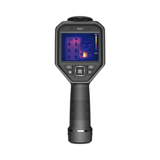 M31 - Cámara Termográfica Portátil Dual / Lente Térmico 9.7 mm (384 x 288) / Lente Óptico (8 Megapixel) / WiFi / IP54 / Ranura MicroSD hasta 64 Gb  / Hasta 5 Horas de Funcionamiento Continuo
