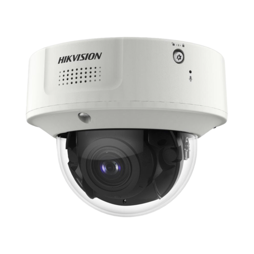 Domo IP 4 Megapixel / Lente Mot. 2.8 a 12 mm / 40 mts IR EXIR / 2 Analiticos Simultaneos / SSD Integrado 1 TB / DeepinView / 2 Micrófonos Integrados / IP67 / IK10 / H.265+ / WDR 150 dB / Captura Facial / Búsqueda por Atributos