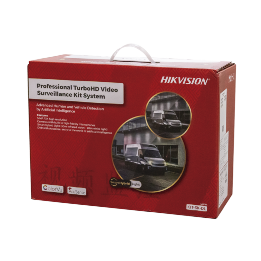[Dual Light] Kit TurboHD 3K (5 Megapixel) / DVR 4 Canales / 4 Cámaras Bala para Exterior y Metal / Micrófono Integrado / Accesorios de Interconexión / Fuente de Poder