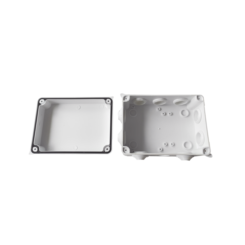 Caja de Derivación-Conexión para Exterior IP65 con 10 Entradas / 150 x 110 x 70 mm / Sellado Seguro con Empaque + 4 Tornillos / Resiste Agua, Polvo y Sol Directo - Image 4