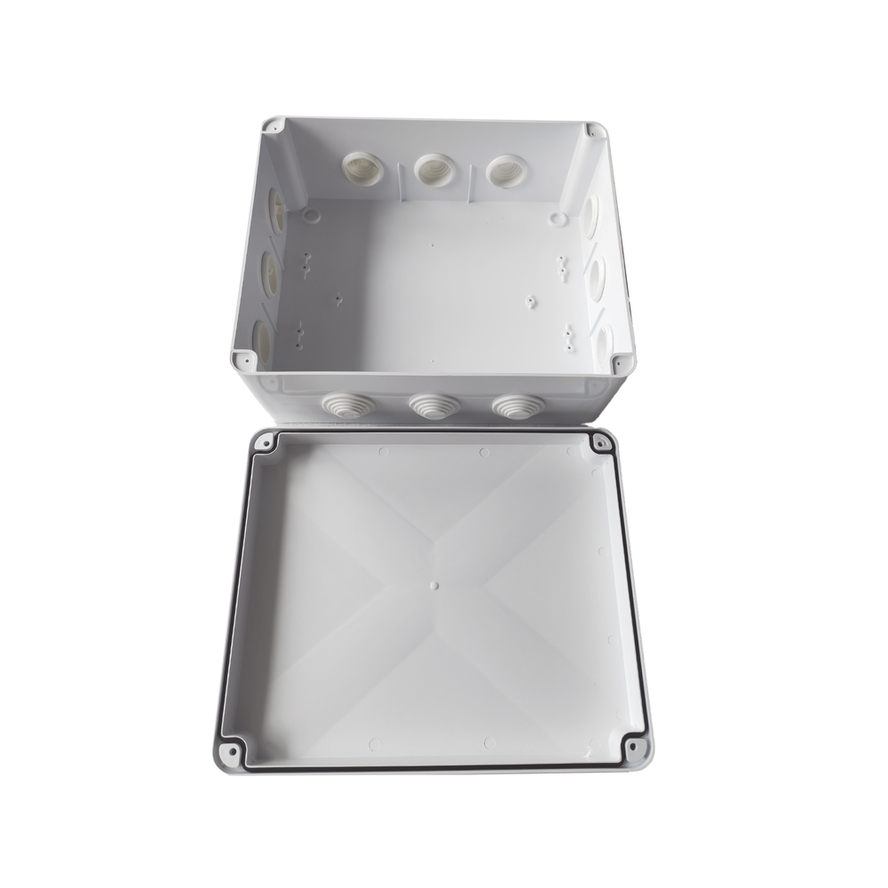 Caja de Derivación-Conexión para Exterior IP65 con 12 Entradas / 300 x 250 x 120 mm / Sellado Seguro con Empaque + 4 Tornillos / Resiste Agua, Polvo y Sol Directo - Image 3