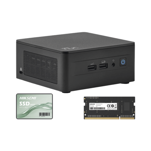 Kit / Mini PC NUC Barebone / Intel Core I3 /bluetooth / Incluye memoria 16GB / Incluye 512 SSD / No incluye sistema operativo