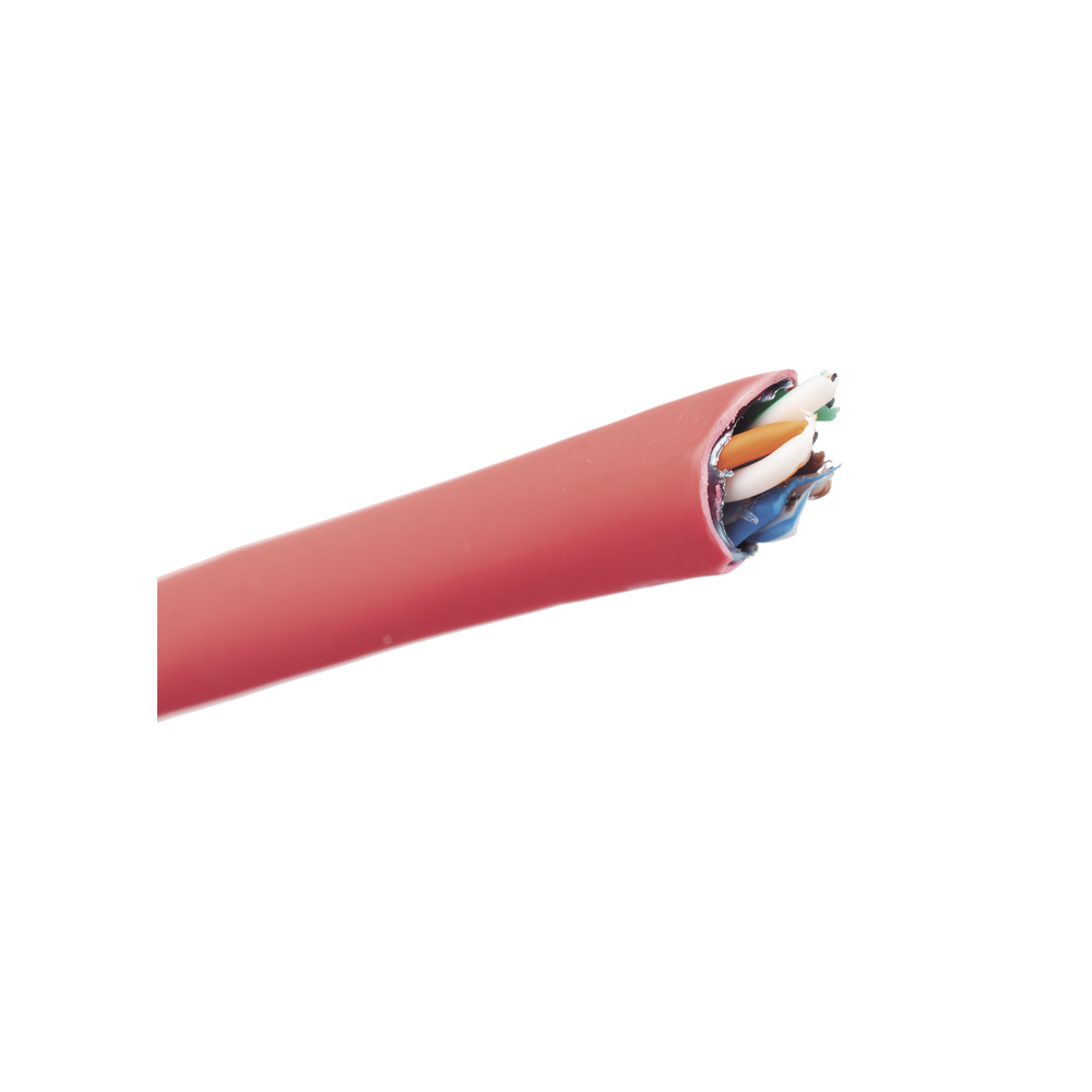 Bobina de Cable UTP de 4 Pares, Vari-MaTriX, Cat6A, 23 AWG, LSZH (Libre de Gases Tóxicos), Color Rojo, 305 Metros (1000 Pies) - Image 4