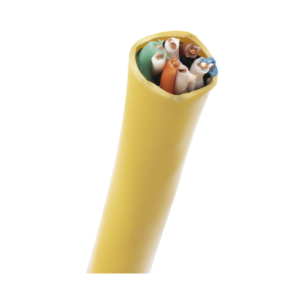 Bobina de Cable UTP de 4 Pares, Vari-MaTriX HD, Cat6A, 23 AWG, CMR (Riser), Color Amarillo, 305 Metros (1000 Pies) - Image 6