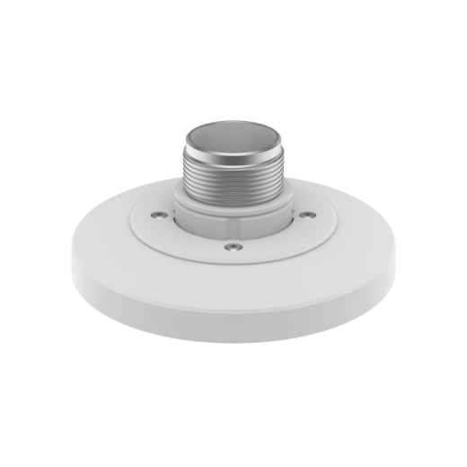 Adaptador tipo Plato necesario para montar en Pared o Techo Cámaras Hanwha serie QNV-C
