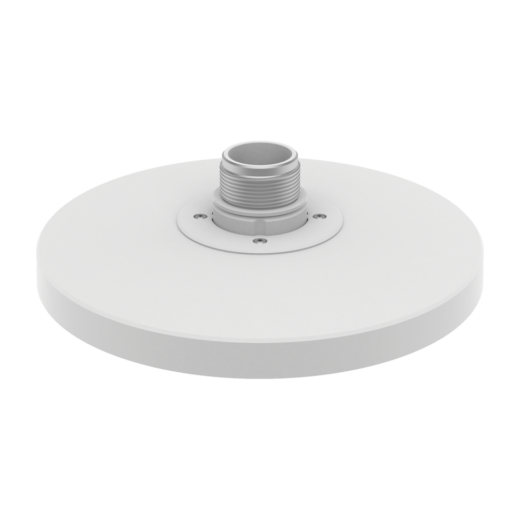 Adaptador tipo plato para Cámara Multisensor serie P necesario para usar accesorios de pared o techo, verificar lista de compatibilidad