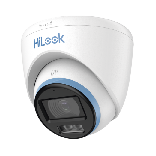 [Dual Light + ColorVu] Turret TurboHD 3K / 5 Megapixel / Lente 3.6 mm / 40 mts IR EXIR + 40 mts Luz Blanca / Micrófono Integrado / Exterior IP67 / dWDR