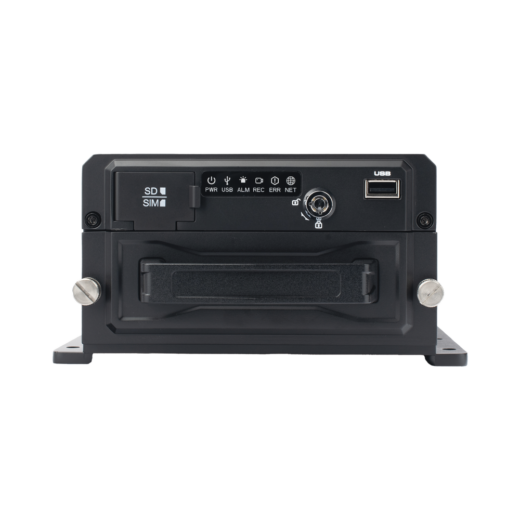 DVR Móvil / Multiplataforma / 4 Canales AHD 2 Megapixel + 4 canales IP / Almacenamiento en HDD / H.265 / Soporta 4G / WiFi / GPS
