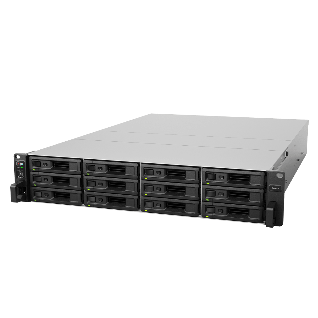 Servidor de Almacenamiento Synology SA3610 | Alta Escalabilidad | 12 Bahías | Hasta 1.728 PB de Capacidad | 6,200/3,000 MB/s Lectura/Escritura | 10GbE | RAID F1,0,1,5,6,10. - Image 4