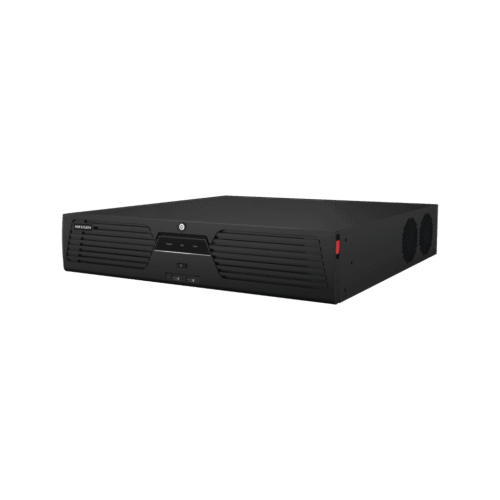 [Doble Poder de Decodificación] NVR 32 Megapixel (8K) / 32 Canales IP / AcuSense / ANPR / Conteo de Personas / Heat Map / 8 Bahías de Disco Duro / 2 Tarjetas de Red / Soporta RAID con Hot Swap / 2 HDMI en 8K / Soporta POS / Alarmas I/O / ACU