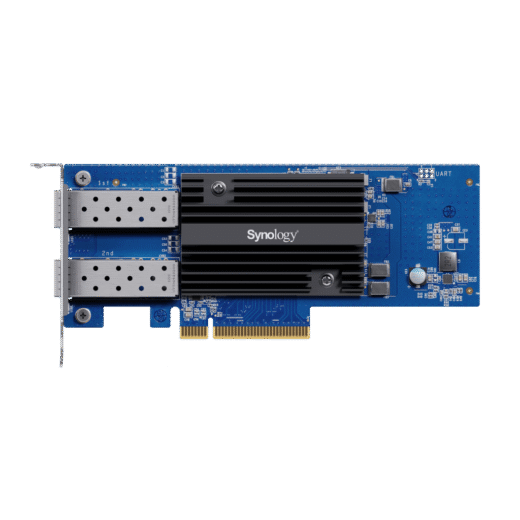 Adaptador de Red SFP+ de 10 GbE de Doble Puerto | Compatible con Synology | PCIe 3.0 x8 | Link Aggregation | Jumbo Frame 9 KB | Garantía de 5 Años.