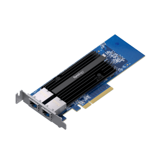 Adaptador de Red Synology E10G30-T2 | Doble Puerto 10 GbE | PCIe 3.0 x8 | Compatible con Synology | Link Aggregation.