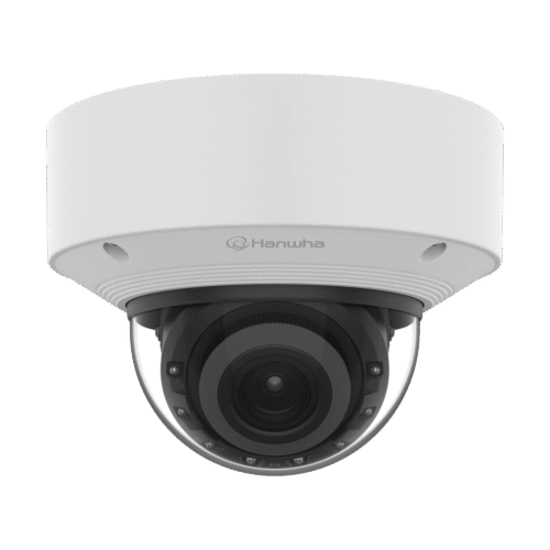 Cámara Domo 4K con IA, Antivandalica / Lente Motorizado de 4.4 a 9.3mm / P-Iris, WDR 120dB / Ranura SD / Conteo de personas y Vehiculos