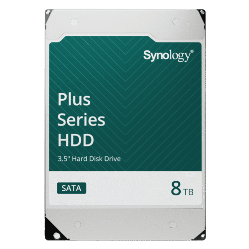 Disco Duro SATA de 3.5" Serie Plus | Capacidad 8TB | Tecnología CMR | MTBF de 1.2 Millón de Horas | Carga de Trabajo de 180 TB/Año | Compatible con Synology DSM.