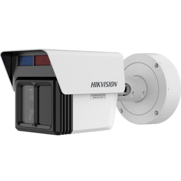 [DeepinView X] Bala IP Triple Lente 4 MP + 2 MP +2 MP  / Lente Fijo 4 MM +12 MM + 25 MM / Analíticos de 120 Metros de Distancia con Protección Perimetral / 2 Micrófonos y 1 Bocina / IP67 / IK10 / DARKFIGHTER 2.0 / 120 Mts IR