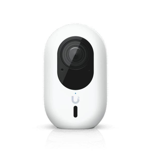 Cámara UniFi Protect G6 Instant con WiFi, 4K, Sensor de Imagen 8MP 1/1.8", Multi-TOPS AI, Audio Bidireccional, Visión Nocturna IR, Protección IPX5, Reconocimiento Facial y de Matrícula