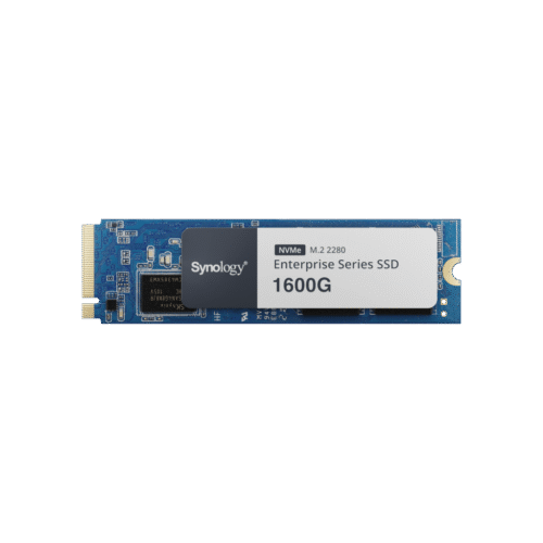 SSD NVMe M.2 Serie Enterprise | SSD 1600GB | Alto Rendimiento 660.000 IOPS Lectura | 120.000 IOPS Escritura | Hasta 2900 TBW | Protección de Datos Integral | Compatibilidad con Synology DSM.