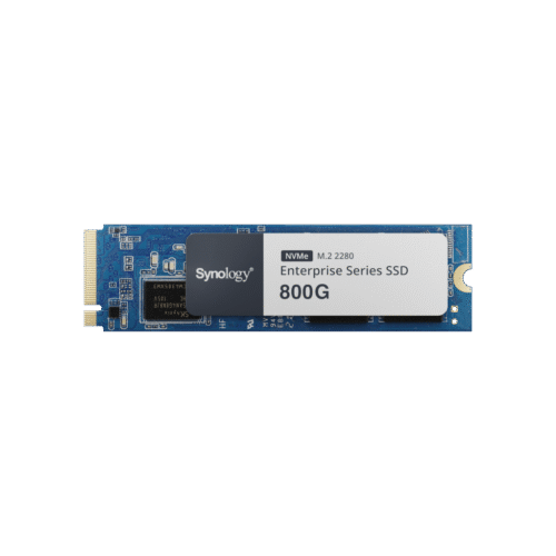 SSD NVMe M.2 Serie Enterprise |  SSD 800GB | Alto Rendimiento 660.000 IOPS Lectura | 120.000 IOPS Escritura | Resistencia Hasta 2900 TBW | Protección de Datos Integral | Análisis de Vida Útil | Compatible con Synology DSM.