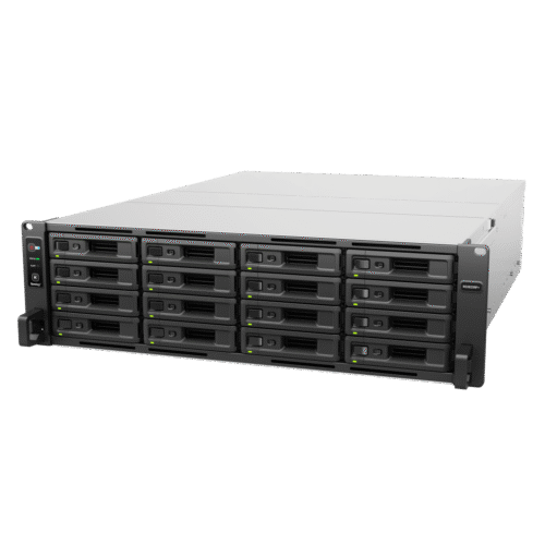 Servidor de Almacenamiento RackStation RS2825RP+ | 16 Bahías | 3U | Hasta 560 TB | Rendimiento 3,519/1,790 MB/s | Fuentes de Alimentación Duales | Expansión PCIe | Compatible con Virtualización y Vigilancia.