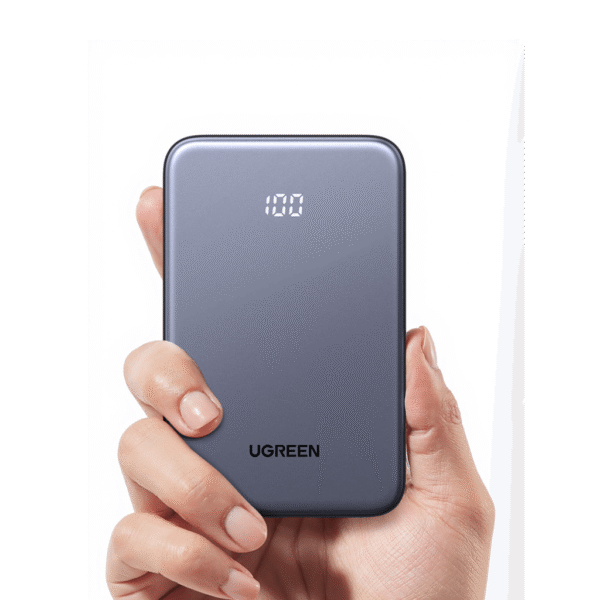 Power bank Ultradelgado  10000mAh / 20W Máximo / Puerto USB-C PD3.0 PPS / Puerto USB-A 22.5W / Batería Polímero de Litio / Pantalla Digital / Carga Rápida 3 Horas / Protocolos Múltiples / Protección