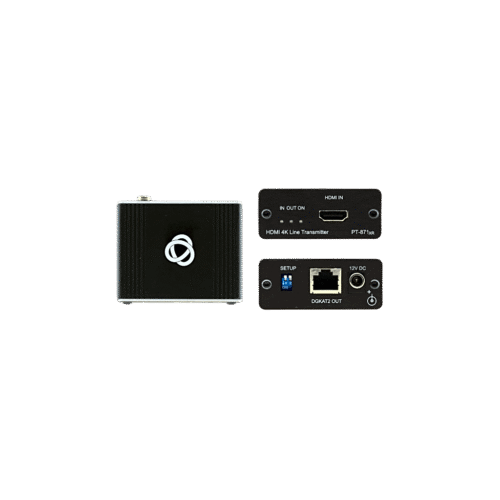 Kit Extensor HDMI 2.0 | DGKat™ 2.0 | 4K@60Hz (4:4:4) HDR | HDCP 2.2 | Alcance 60 m (196.9 ft) 4K60 4:4:4 | 70 m (229.7 ft) 4K60 4:2:0 | Alimentación Bidireccional | Compresión de Bajo Nivel | Latencia Cercana a Cero | Audio 32 Canales