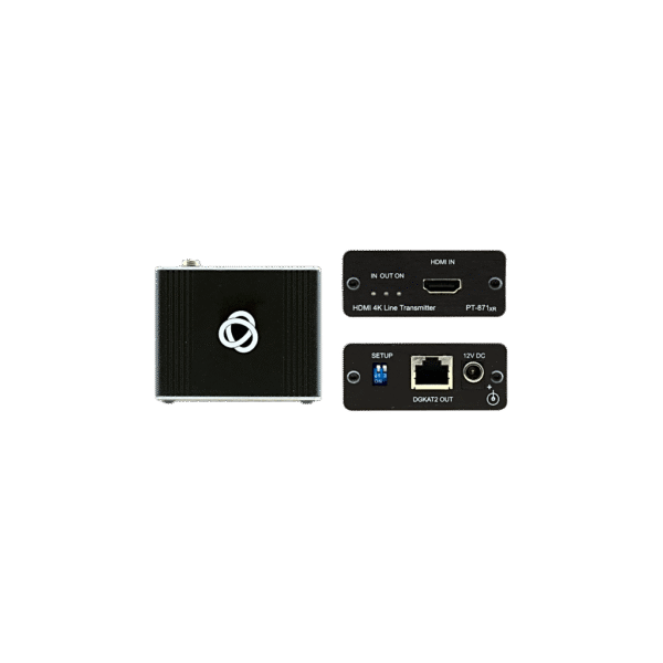 Kit Extensor HDMI 2.0 | DGKat™ 2.0 | 4K@60Hz (4:4:4) HDR | HDCP 2.2 | Alcance 60 m (196.9 ft) 4K60 4:4:4 | 70 m (229.7 ft) 4K60 4:2:0 | Alimentación Bidireccional | Compresión de Bajo Nivel | Latencia Cercana a Cero | Audio 32 Canales