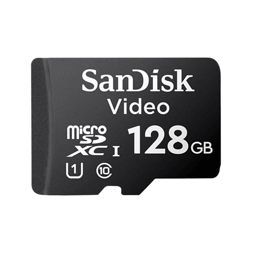Memoria microSD SanDisk 128GB / Alta Resistencia / Videovigilancia / Clase 10