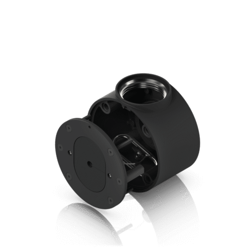 Camera Compact Junction Box – Caja de Conexiones Antimanipulación para Cámaras Compactas Dome y Turret Color Negro