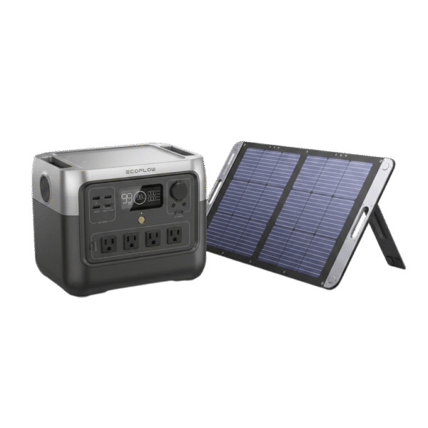 Kit de Energía Portátil / Estación 768 Wh / Salida AC 800 W (1600 W X-Boost) / Panel Solar 200 W / Batería LiFePO4 / IP67