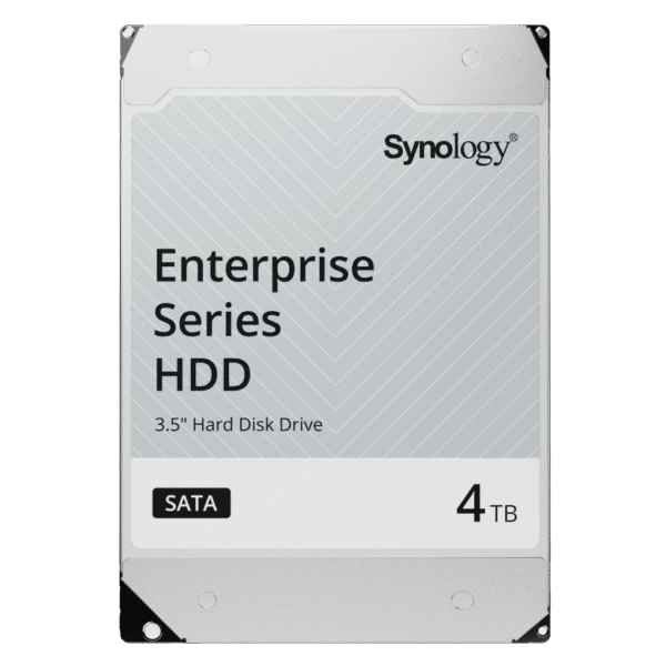 Disco Duro SATA de 3,5" Serie Plus / Capacidad 4TB / Interfaz SATA 6 GB/s / Tecnología CMR / MTBF de 1,2 Millón de Horas / Carga de Trabajo de 180 TB/año / Compatible con Synology DSM